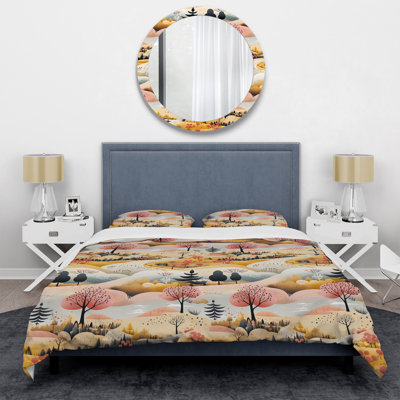 Ensemble de housse de couette Autumn Scenery
