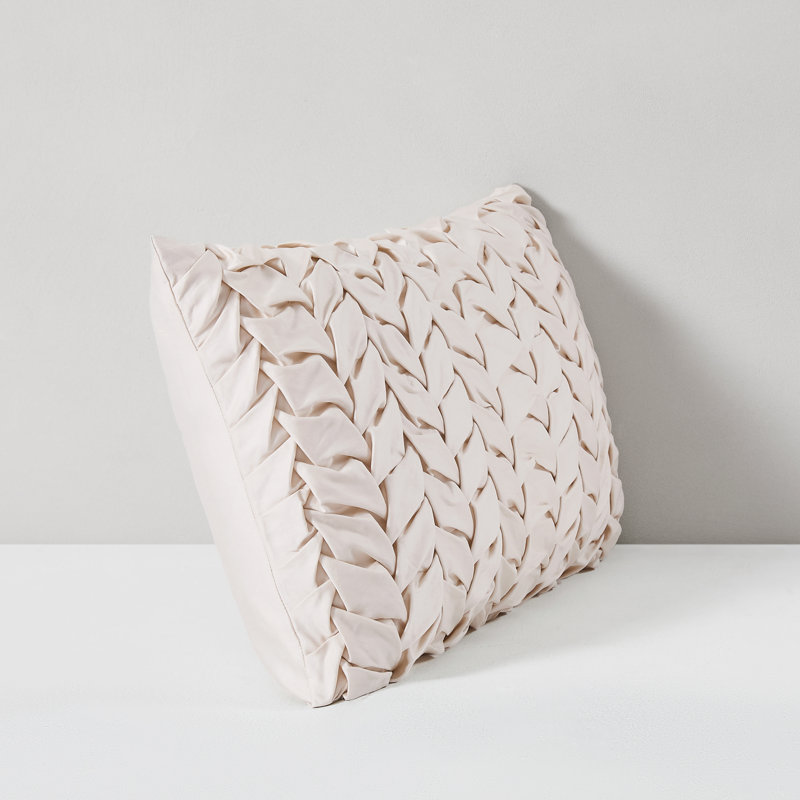 Housse de coussin en coton Chanterelle, crème