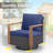 Kelyse Wicker 5 - Person Patio Conversation Set with Cushions-55394672-55394673