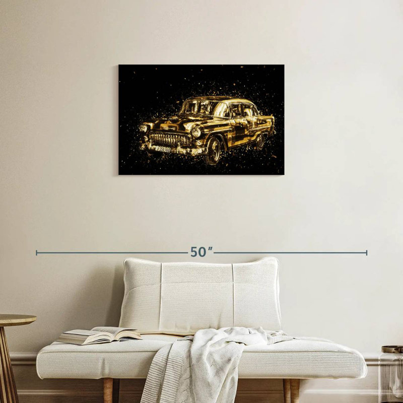 Voiture classique Mehar Golden, H 20 po x l 30 po