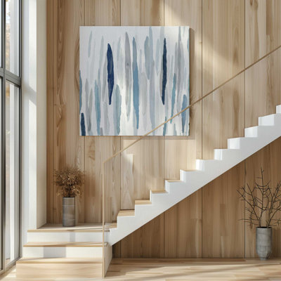 «Rhythmic Blues v1», grande impression sur toile