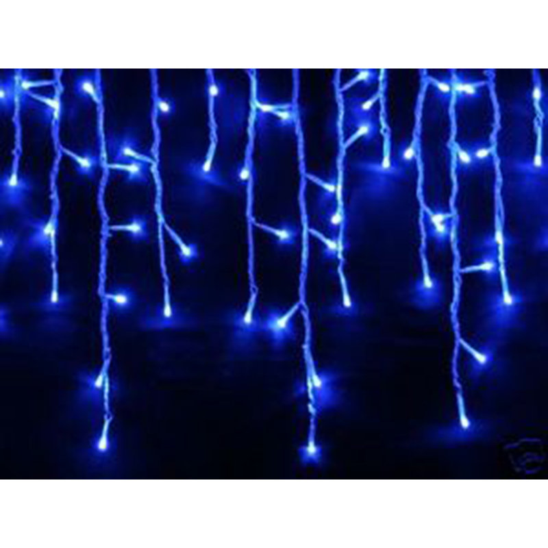 Éclairage de chaîne de lumière del sur fils 100, Blanc pur