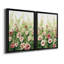Sunlit Flora I - ensemble de 2 impressions encadrées sur toile-406487614-406487615