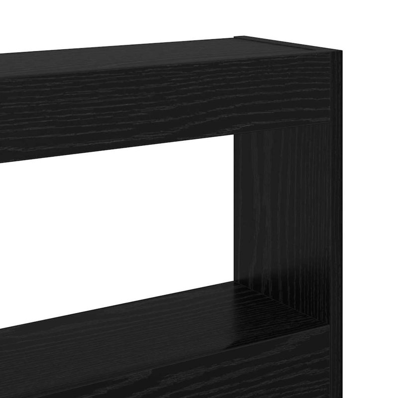King Headboard, Black Oak, Queen