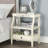 Newland Antique White Storage Nightstand-879955524