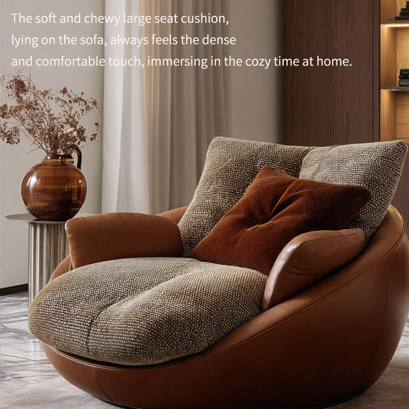 Italian luxury casual sofa chair