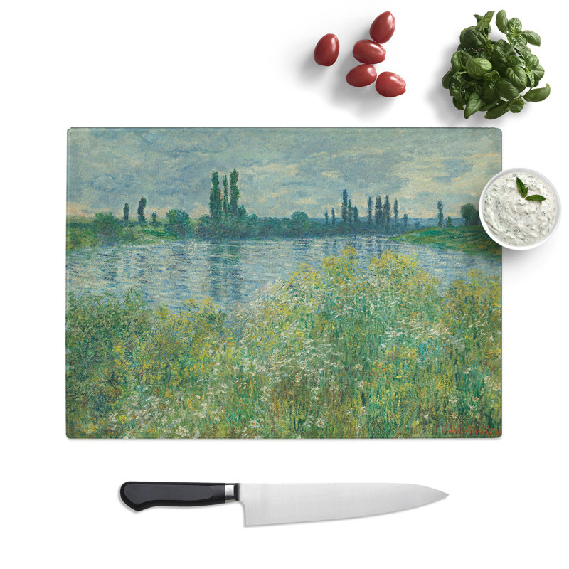 Banks of the Seine by Claude Monet Chopping Board, 0.4cm H x 20cm W x 29cm L
