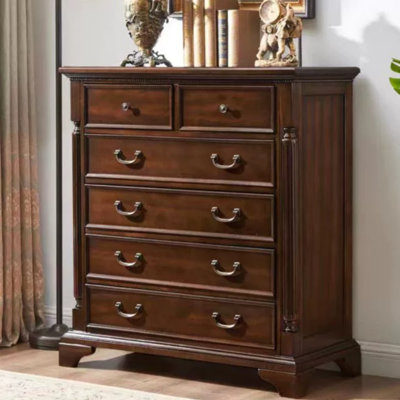 Retro Style Solid Wood Storage Entryway Cabinet Accent Chest