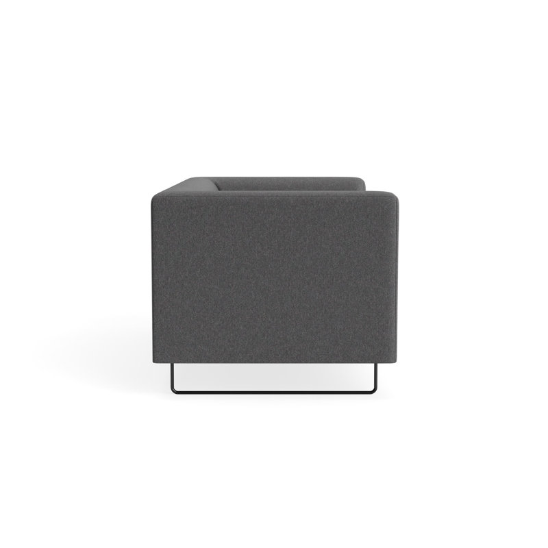 MTO - Bonnie 72" Sofa w/ Black Legs, Gabro Gray