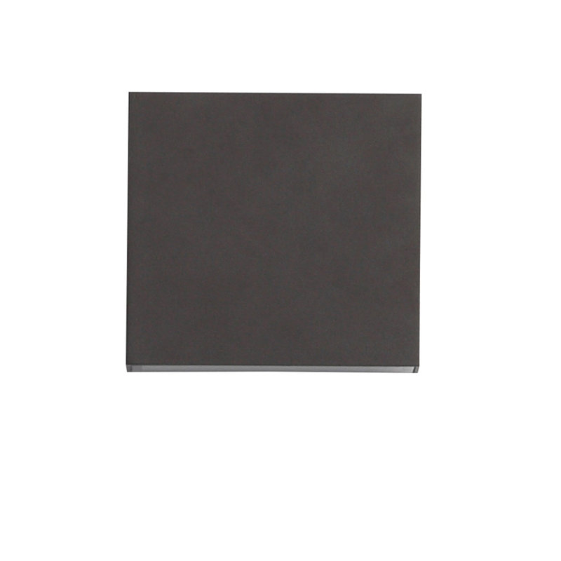 Applique murale carrée 5 po Avenue, Noir mat