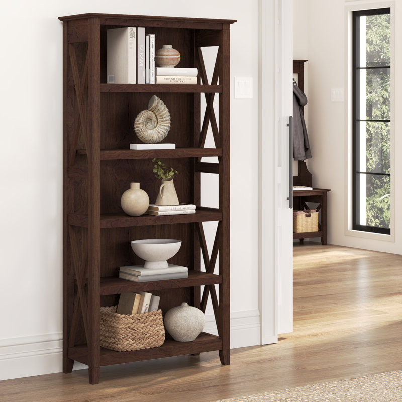 Huckins Bookcase, Bing Cherry