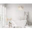 Baignoire de 67 pouces en blanc brillant avec garniture-105505912