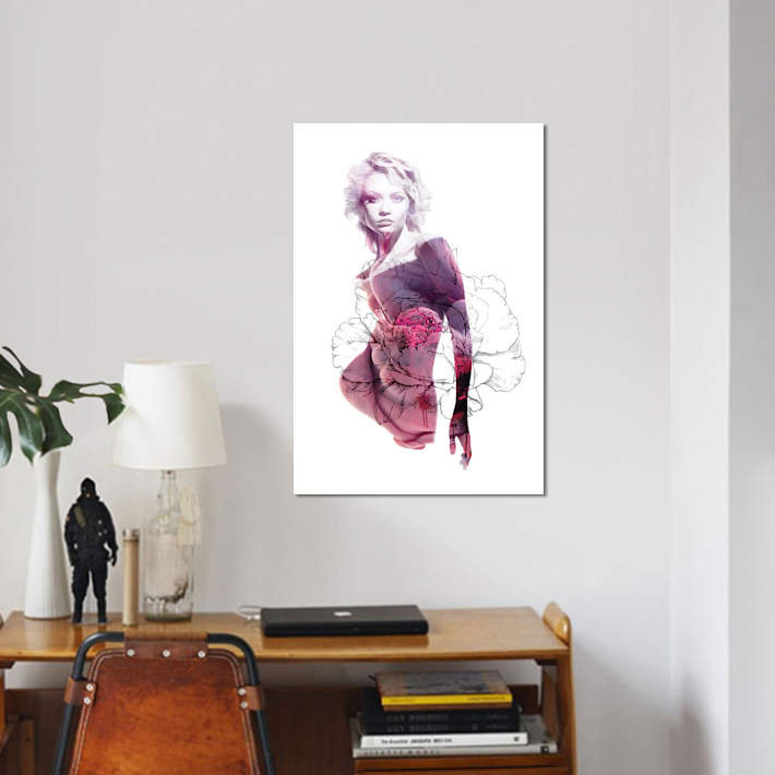 «Welcome II», reproduction sur toile, H 26 po x l 18 po x P 1,5 po, Toile tendue