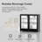 COTLIN 36" W 7.4 Cubic Feet Beverage Refrigerator and Cooler - 192 Cans Capacity Drink Fridge with Glass Door