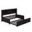 Metal Twin Size Daybed With Trundle, Shelves And USB Ports-211187847