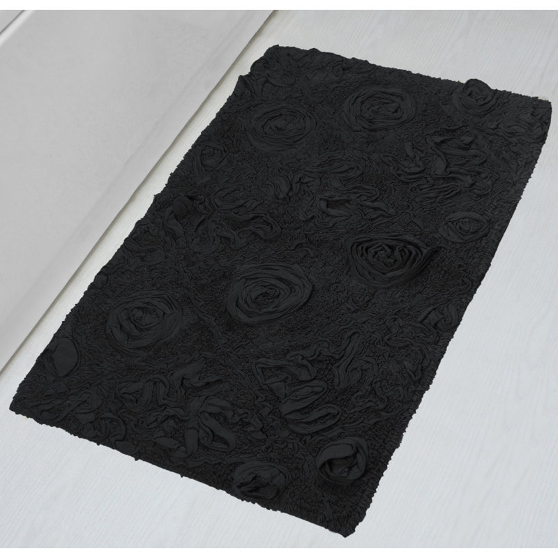 Tapis pour salle de bain Schoenberger, L 40 po x l 24 po, Gris