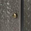 Dinan 42cm W Metal Bedside Table
