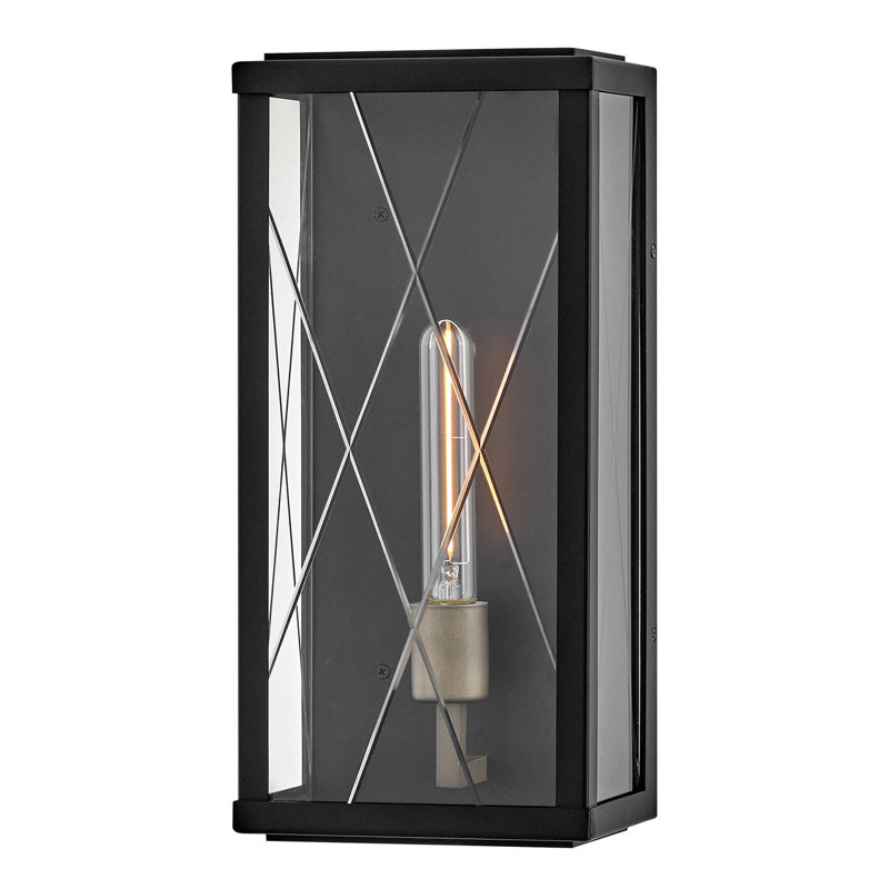 Applique murale en aluminium Monte, H 16 po x l 7,5 po x P 5,75 po