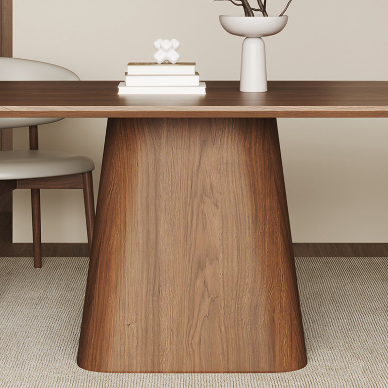 Table de salle à manger en bois massif de style rétro, H 29,52 po x L 78,74 po x l 35,43 po