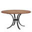 Round Unfinished Metal Base Dining Table-1755328334