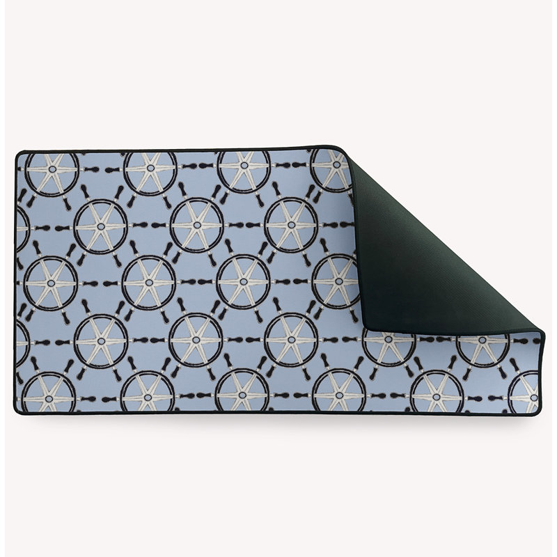 Grand sous-main Jeffry, Bleu