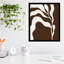 Retro Matisse Inspired Abstract Botanical 2 Brown-1552394927-1552394915