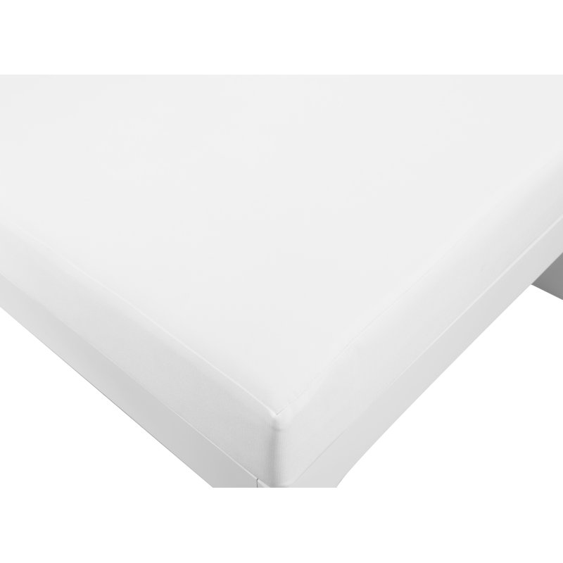 Endyah 120'' Wide Aluminum Patio Sectional with Cushions, White, White