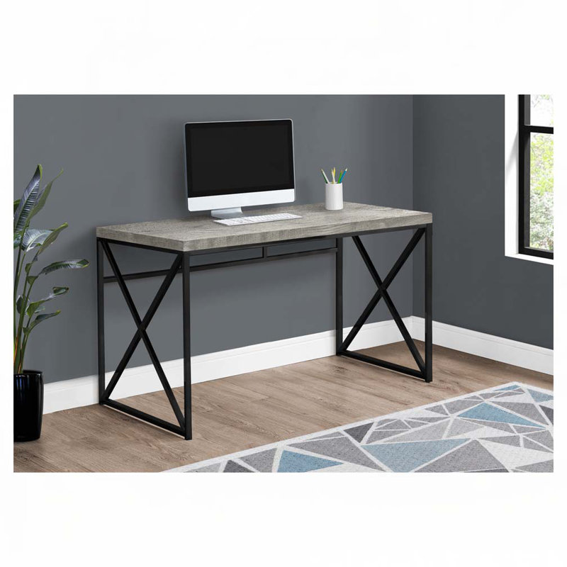 Bureau d'ordinateur pour la maison, Gris / Noir