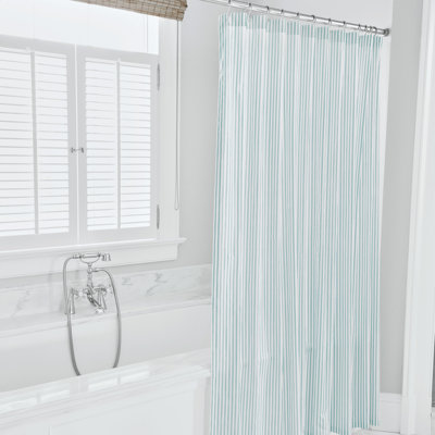 Blass Ticking Striped Shower Curtain