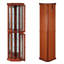 Armoire lumineuse gracieuse en verre trempé, tablettes réglables, décorations de présentation-23646278