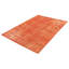 Tapis cuivre foncé en laine noué à la main de conception unique de style années 2000 7 pi x 10 pi Ohene
