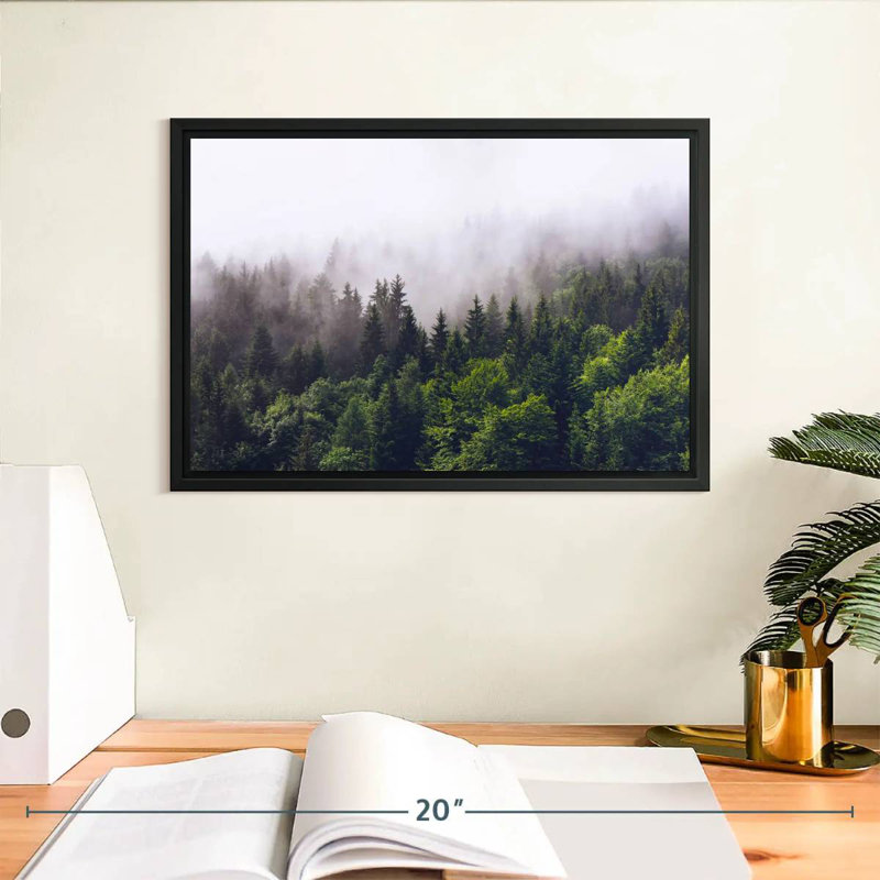 Misty Pine Forest, 9" H x 13" W