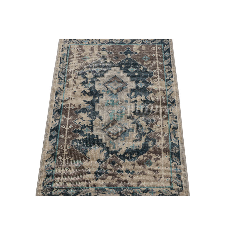 Handmade Silk and Wool Area Rug