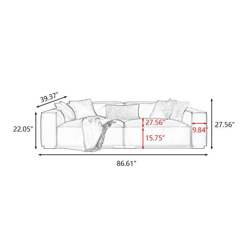 Canapé modulaire vert en cuir véritable, Vert