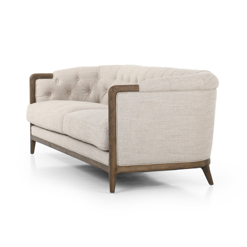 Ellsworth 91" Rolled Arm Sofa, 29.75" H x 91" W x 36" D, Alcala Wheat