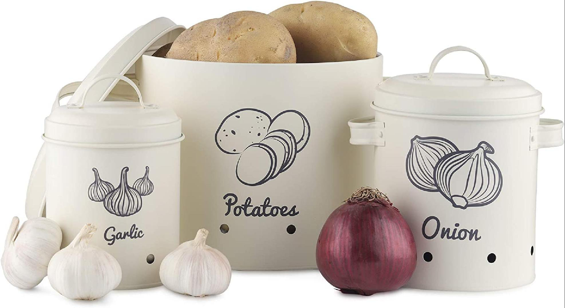 3 Piece Container Set Gracie Oaks Color: White