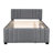 Upholstered Platform Bed with Trundle