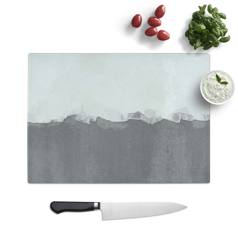 Tempered Glass Rebel Chopping Board, 39 cm W x 28.5 cm L