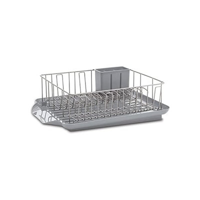 Rust Resistant 3 Piece Dish Drying Rack Set for Kitchen Counter