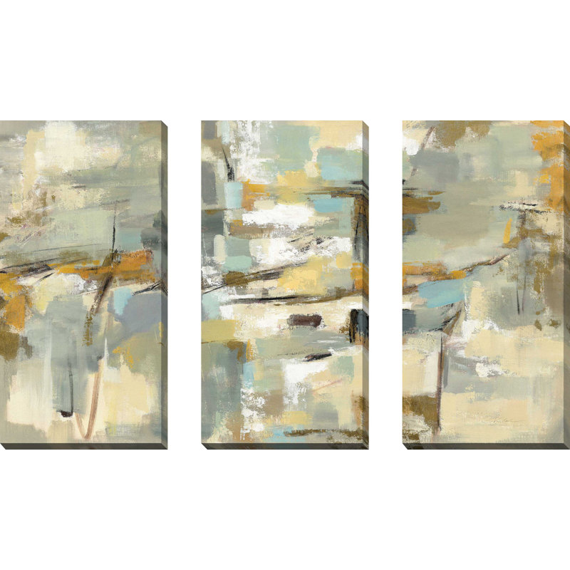 "Old Port", ensemble de 3 impressions sur toile