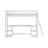 Classic Twin High Loft with Wraparound Desk