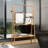 Lizan Bamboo Ladder Towel Rack with Storage Shelf