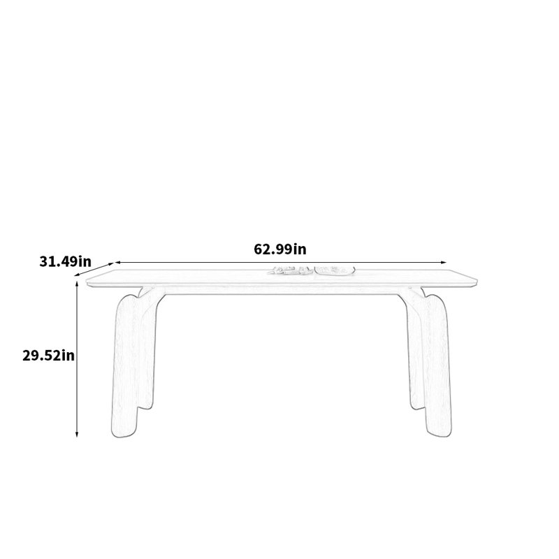 Eugeniea, 29.52"H x 62.99"L x 31.49"W