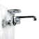 8 Inch Spread Wall Mount Faucet with Soap Dish
