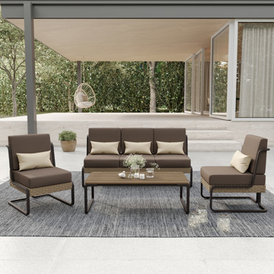 Bricelynn 4 Piece Sofa Seating Group with Cushions