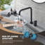 Robinet de lavabo à poignée simple 11,81 po, robinet de meuble-lavabo en laiton massif-99131830
