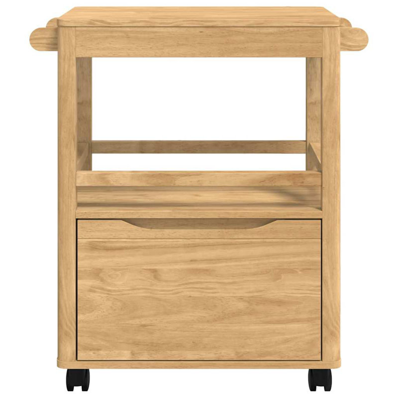 Kitchen Island, Wax Brown