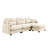 Modular Sectional L Shaped Couch With Ottoman, Premium Chenille Fabric,Tufted Cushion Backrest Design,Ergonomic Design Easy Install
