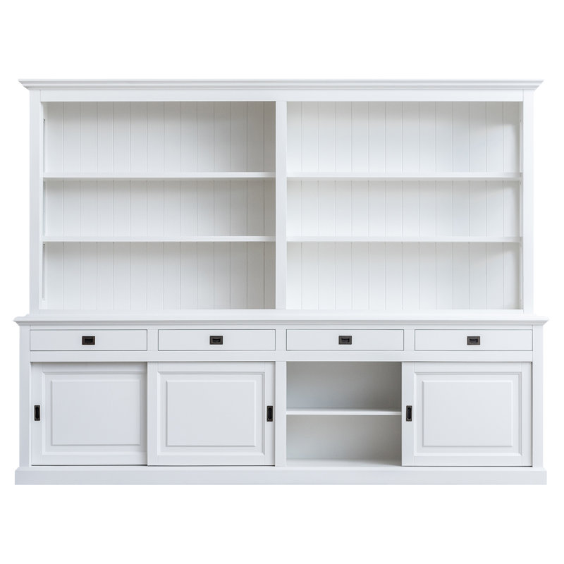 Bush Display Cabinet, White 