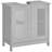 23.5'' W x 23.5'' H x 11.75'' D Free-Standing Bathroom Cabinet,Pedestal Under Sink Bathroom Cupboard with  Adjustable Shelves-370337682